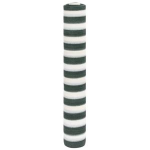 VidaXL Privacynet 75 g/m² 3,6x10 m hdpe groen en wit