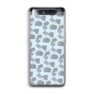 Poezen: Samsung Galaxy A80 Transparant Hoesje