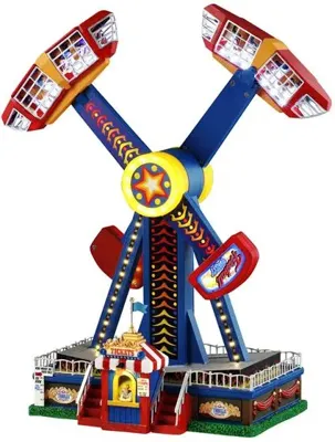 Lemax fireball frenzy bewegend kersthuisje Carnival 2025