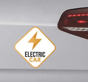 Sticker electric car