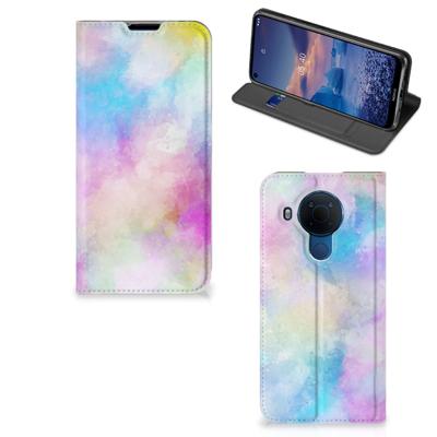 Bookcase Nokia 5.4 Watercolor Light Bookcase Nokia 5.4 Watercolor Light