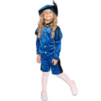 Roetveeg Pieten kostuum blauw/zwart voor kinderen - thumbnail