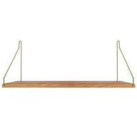 Frama Shelf wandplank 60x27 naturel|messing