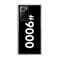 #9000: Samsung Galaxy Note 20 Ultra / Note 20 Ultra 5G Transparant Hoesje