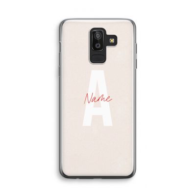 Strawberry Milkshake: Samsung Galaxy J8 (2018) Transparant Hoesje