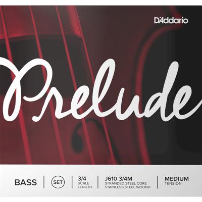D'Addario J610 3/4M Prelude Contrabas Snaren 3/4e Model - Medium Spanning