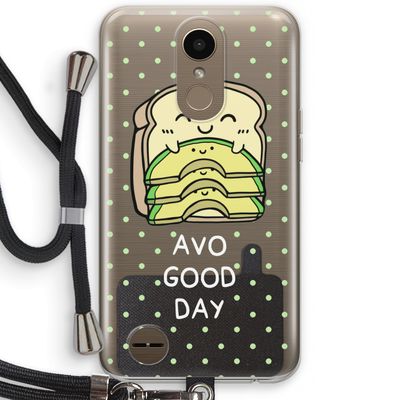 Avo Good Day: LG K10 (2017) Transparant Hoesje met koord