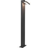 LED Tuinlamp met Bewegingssensor - 8W - Warm Wit 3000K - Aluminium