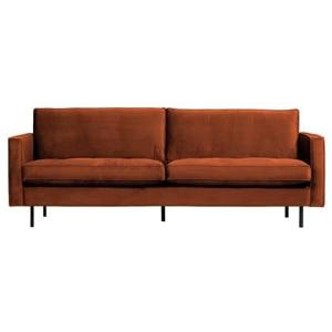 BePureHome Rodeo Classic 2,5-zitsbank - Velvet - Roest