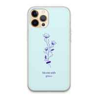 Bloom with grace: iPhone 13 Pro Max Transparant Hoesje