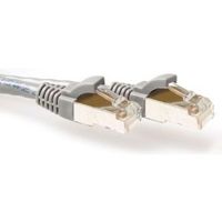 ACT Grijze 7 meter LSZH SFTP CAT6A patchkabel snagless met RJ45 connectoren