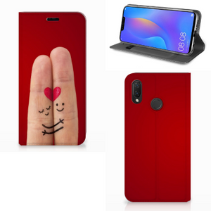 Huawei P Smart Plus Hippe Standcase Liefde - Origineel Romantisch Cadeau