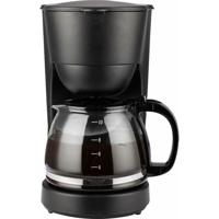 Koffiezetapparaat 1.25 liter zwart 750watt