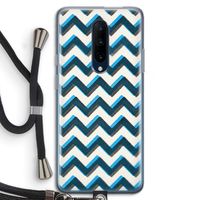 Onderbroken lijn: OnePlus 7 Pro Transparant Hoesje met koord