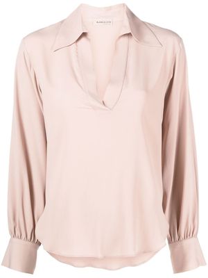 Blanca Vita blouse drapée à col v - Rose