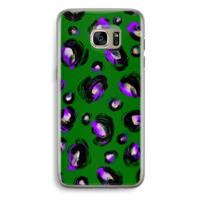Green Cheetah: Samsung Galaxy S7 Edge Transparant Hoesje