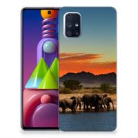 Samsung Galaxy M51 | TPU Hoesje | Olifanten Samsung Galaxy M51 | TPU Hoesje | Olifanten