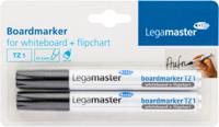 Legamaster TZ1 7-110001-2 Whiteboardmarker Zwart 2 stuk(s)