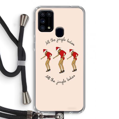 Jingle Ladies: Samsung Galaxy M31 Transparant Hoesje met koord