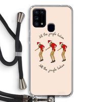 Jingle Ladies: Samsung Galaxy M31 Transparant Hoesje met koord