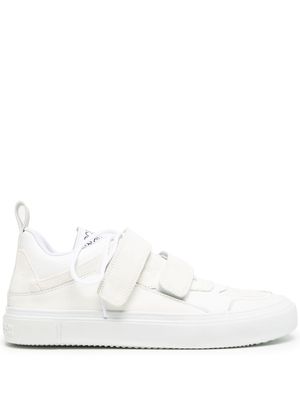 Marcelo Burlon County of Milan baskets en cuir à logo imprimé - Blanc
