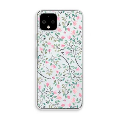 Sierlijke bloemen: Pixel 4 Transparant Hoesje