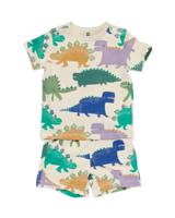 HEMA Baby Shortama Katoen Dino Multi (multi) - thumbnail