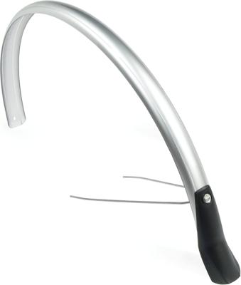 Batavus Eurofender snello achterspatbord 28" 51mm breed, kleur: zilver kunststof