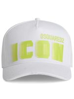 DSQUARED2 casquette à logo imprimé - Blanc - thumbnail