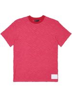 Purple Brand logo-patch cotton T-shirt - Rouge