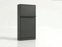 Tweepersoons opklapbed Royal Twin 100x200 cm antraciet - Geen matras