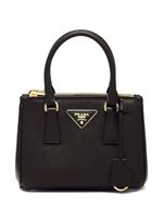 Prada mini sac Galleria en cuir - Noir