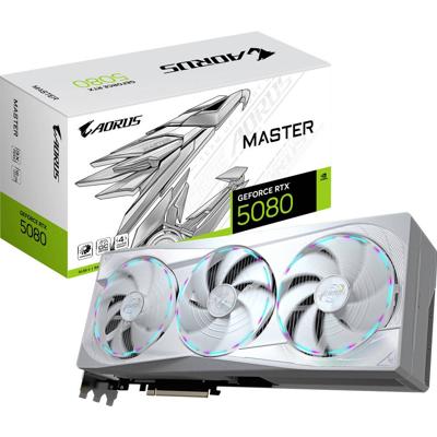 Gigabyte Nvidia RTX 5080 Videokaart MASTER 16 GB GDDR7-RAM PCIe x16 HDMI 2.1, DisplayPort 2.1