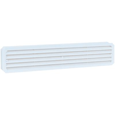 Kunststof deur ventilatierooster 451,5x91,7 mm wit