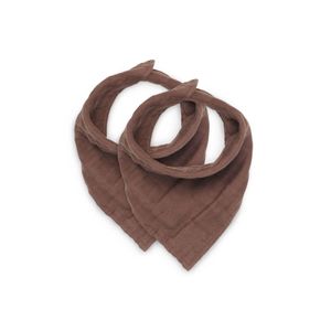 Jollein slab bandana Wrinkled Cotton Chestnut (2-pack) Maat