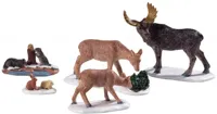 Lemax wild animals, set of 5 kerstdorp figuur type 6 2019 Lemax wild animals, set of 5 kerstdorp figuur type 6 2019
