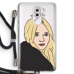 Ashley: Honor 6X Transparant Hoesje met koord