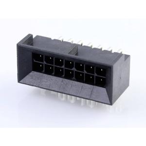 Molex 444281402 Male header, inbouw (standaard) Totaal aantal polen: 14 Inhoud: 1 stuk(s) Tray