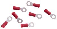 Dresselhaus ringverbinder ring tongue, 4mm, insulat red/ 0.25 - 1.0 qmm