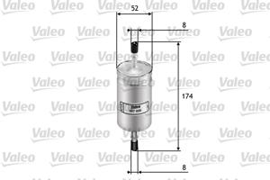 Valeo Brandstoffilter 587020