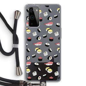 Sushi time: OnePlus 9 Pro Transparant Hoesje met koord