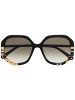 Chloé Eyewear lunettes de soleil à monture carrée - Noir