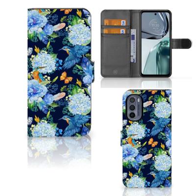 Telefoonhoesje | Met pasjeshouder | voor Motorola Moto G62 5G IJsvogel