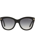 TOM FORD Eyewear lunettes de soleil teintées à monture carrée - Noir