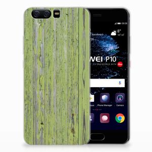 Huawei P10 Bumper Hoesje Green Wood