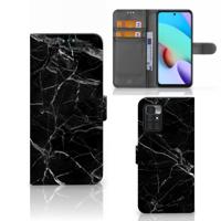 Xiaomi Redmi 10 | Bookcase | Marmer Zwart - Origineel Cadeau Vader Xiaomi Redmi 10 | Bookcase | Marmer Zwart - Origineel Cadeau Vader