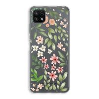 Botanical sweet flower heaven: Samsung Galaxy A22 5G Transparant Hoesje