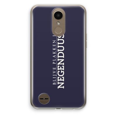 Blijve plakken in Negenduust: LG K10 (2017) Transparant Hoesje