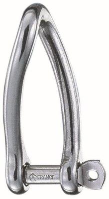 Wichard D-sluiting Gedraaid Gevangen Pin Rvs 6 Mm Default