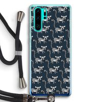 Makis: Huawei P30 Pro Transparant Hoesje met koord